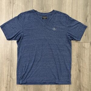 GOODLIFE Short Sleeve T-Shirt Mens XL V-Neck Logo Blue USA